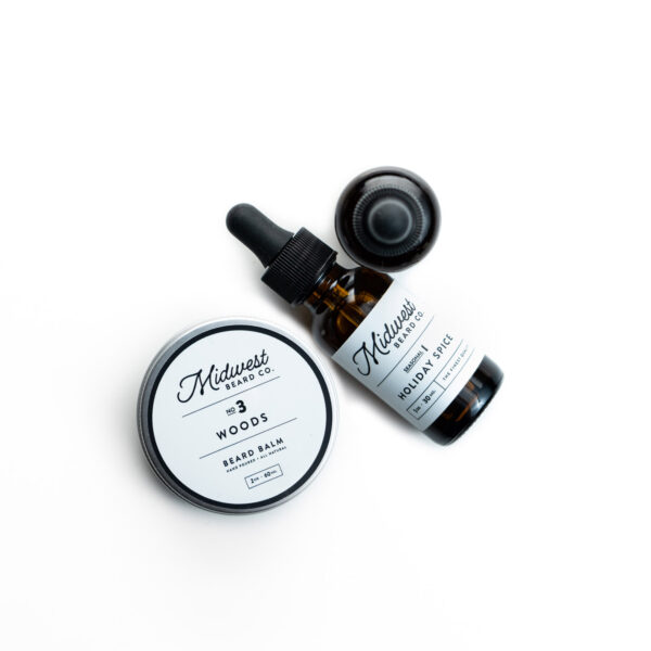Midwest Beard Company Beard Oil and Wax Set